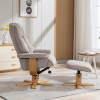 Sardinia Recliner Chair & Footstool in Chacha Oat